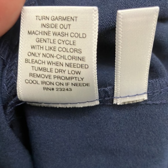 Ladies pencil skirt. Navy blue. - Picture 6 of 6